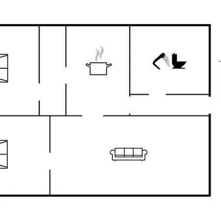 Hébergement de vacances Tuki - 10km From The Sea By Interhome Bredebro